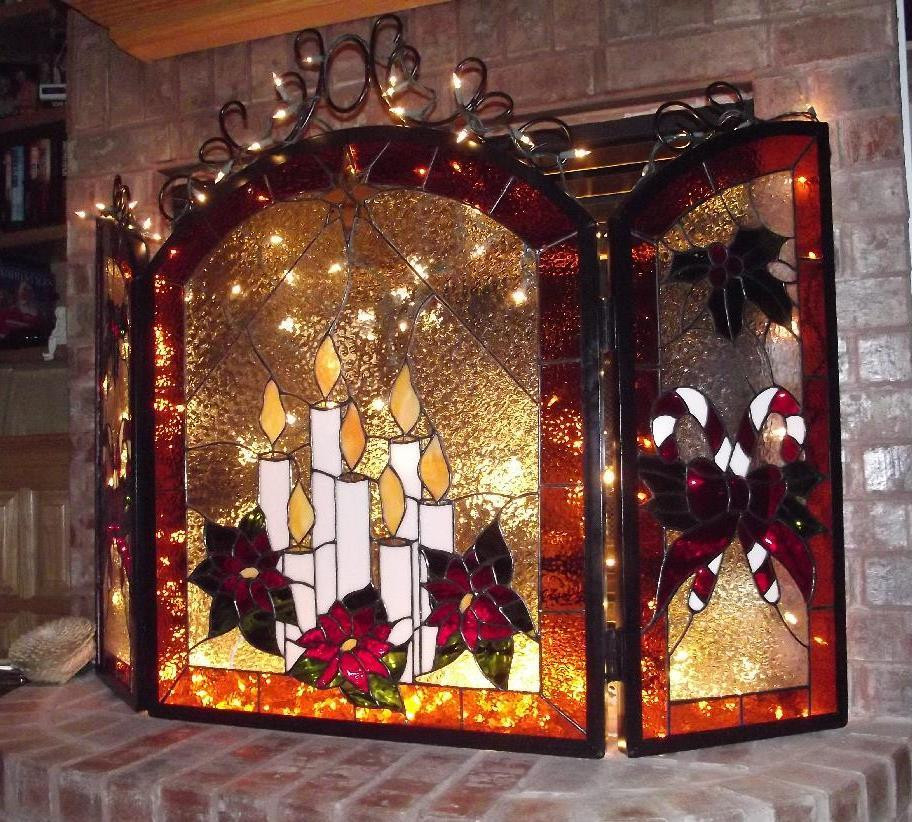 Best ideas about Christmas Fireplace Screen
. Save or Pin Holiday Fireplace Screen Delphi Artist Gallery Now.