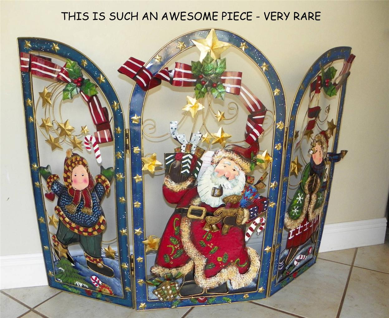 Best ideas about Christmas Fireplace Screen
. Save or Pin GRANDEUR NOEL COLLECTOR S EDITION CHRISTMAS FIREPLACE Now.