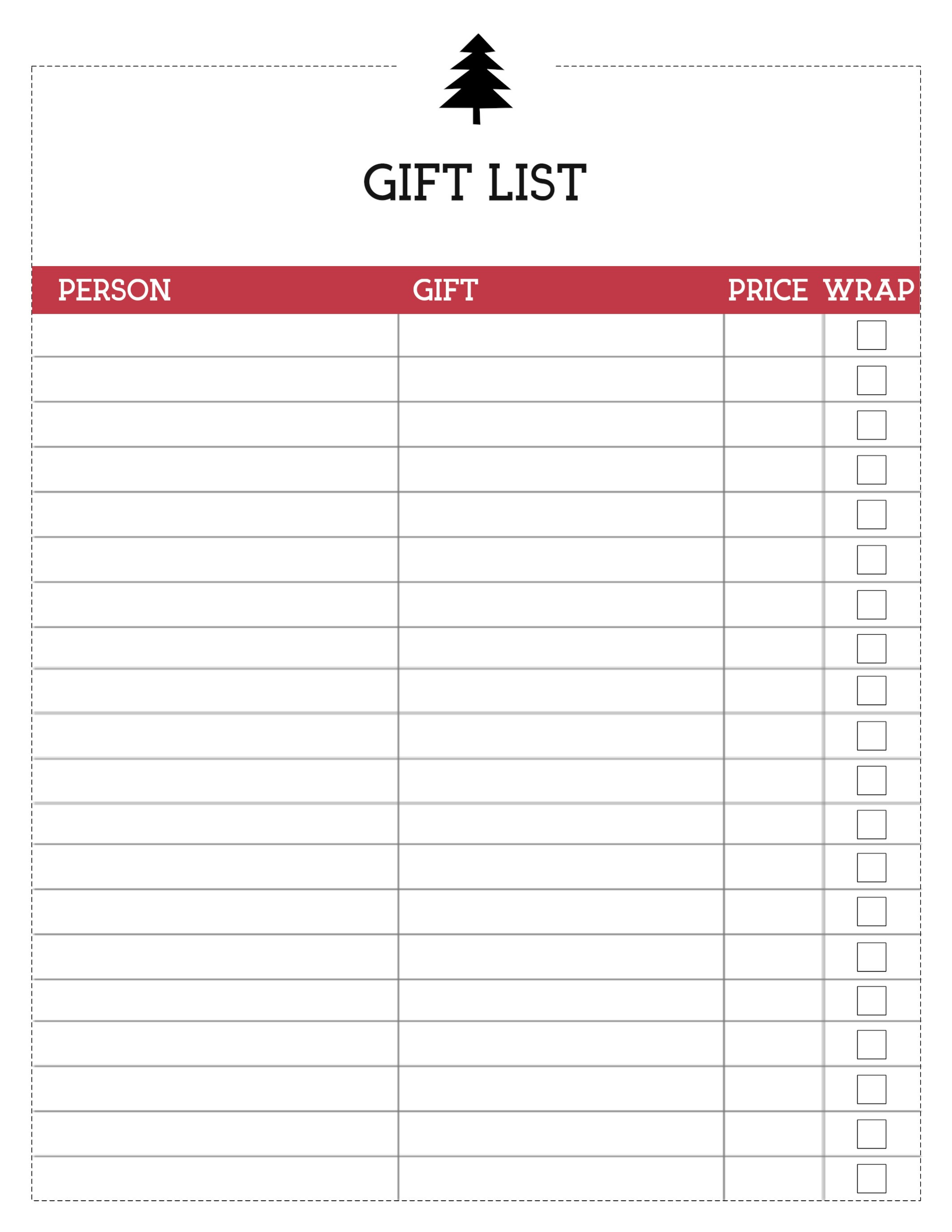 Best ideas about Christmas Gift List Templates
. Save or Pin Free Printable Christmas List Template Gift List Paper Now.