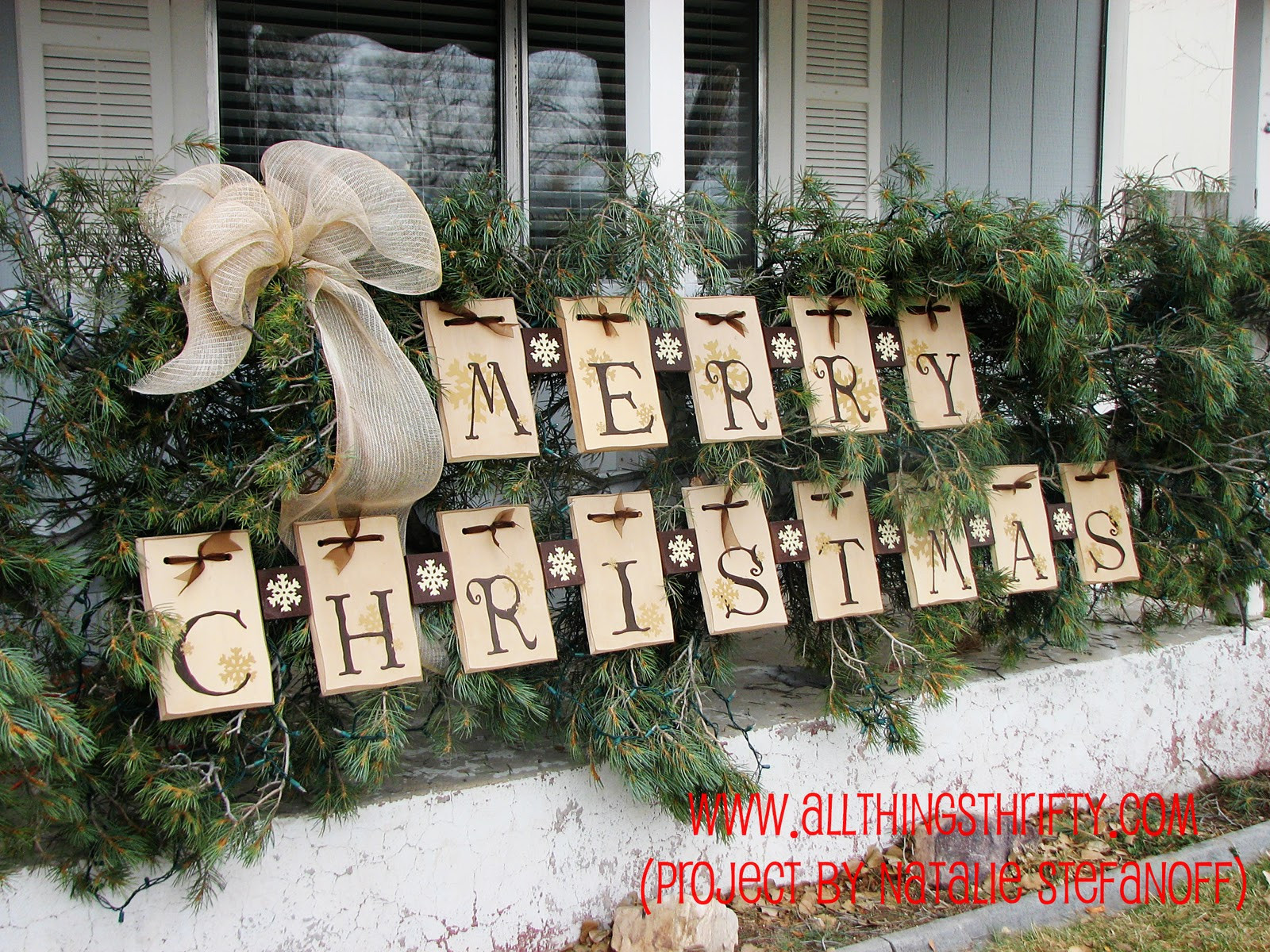 Best ideas about Christmas Ideas For Outside
. Save or Pin Dress up your porch for the Holidays Now.
