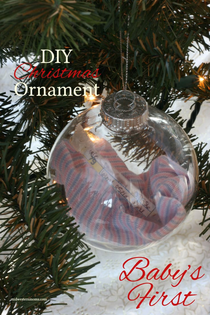 Best ideas about Christmas Ornament DIY
. Save or Pin DIY Baby’s First Christmas Ornament Now.