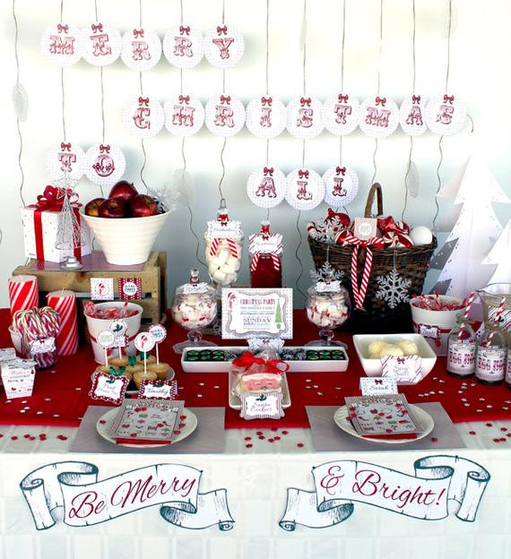 Best ideas about Christmas Party Decorations DIY
. Save or Pin Retro Christmas Party Collection INSTANT DOWNLOAD Now.