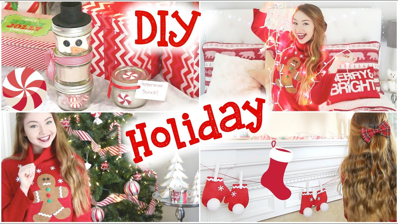 Best ideas about Christmas Room Decor DIY
. Save or Pin DIY Holiday Room Decor Sweater & Gifts Now.
