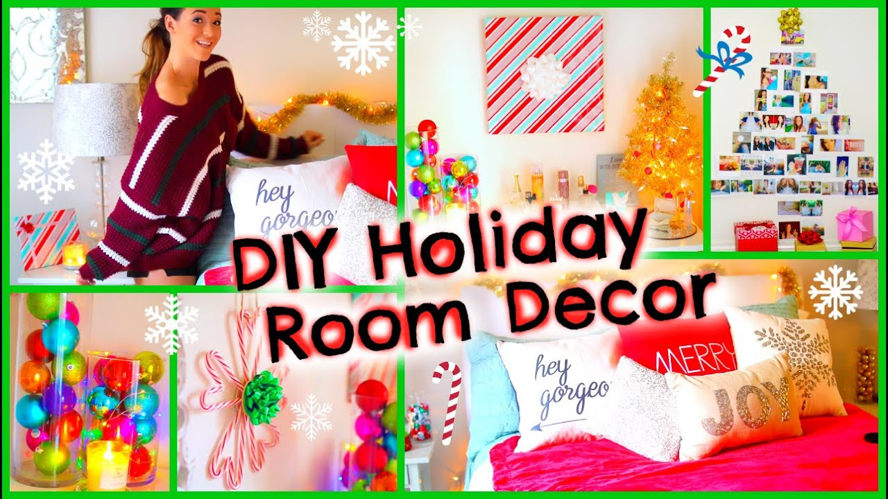 Best ideas about Christmas Room Decor DIY
. Save or Pin DIY Holiday Room Decor ♡ Fun Christmas Decorations for Now.