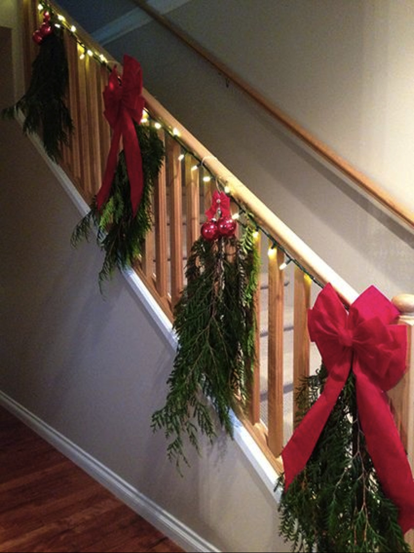 Best ideas about Christmas Staircase Decorating
. Save or Pin Christmas staircase ideas for decorating My Staircase Now.
