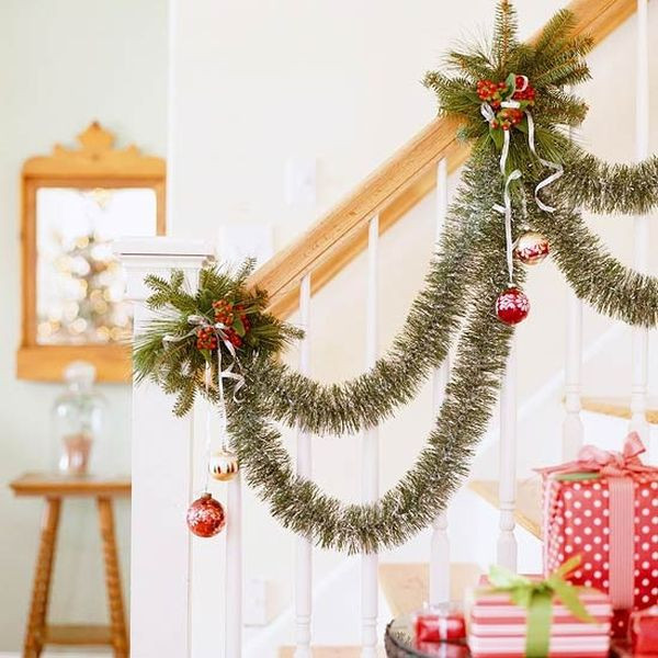 Best ideas about Christmas Staircase Decorating
. Save or Pin Decorate The Stairs For Christmas – 30 Beautiful Ideas Now.