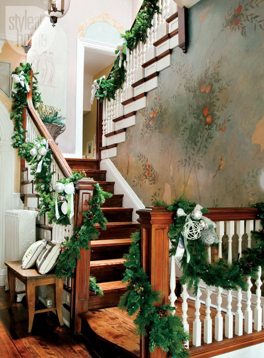 Best ideas about Christmas Staircase Decorating
. Save or Pin 100 Awesome Christmas Stairs Decoration Ideas DigsDigs Now.