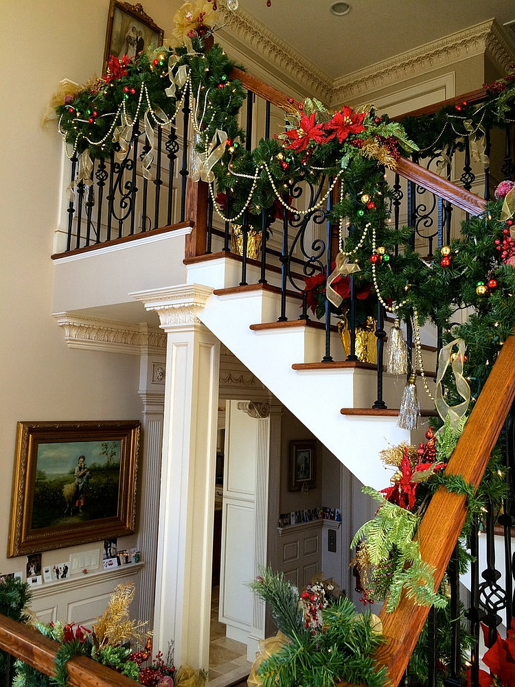 Best ideas about Christmas Staircase Decorating
. Save or Pin 23 Gorgeous Christmas Staircase Decorating Ideas Now.