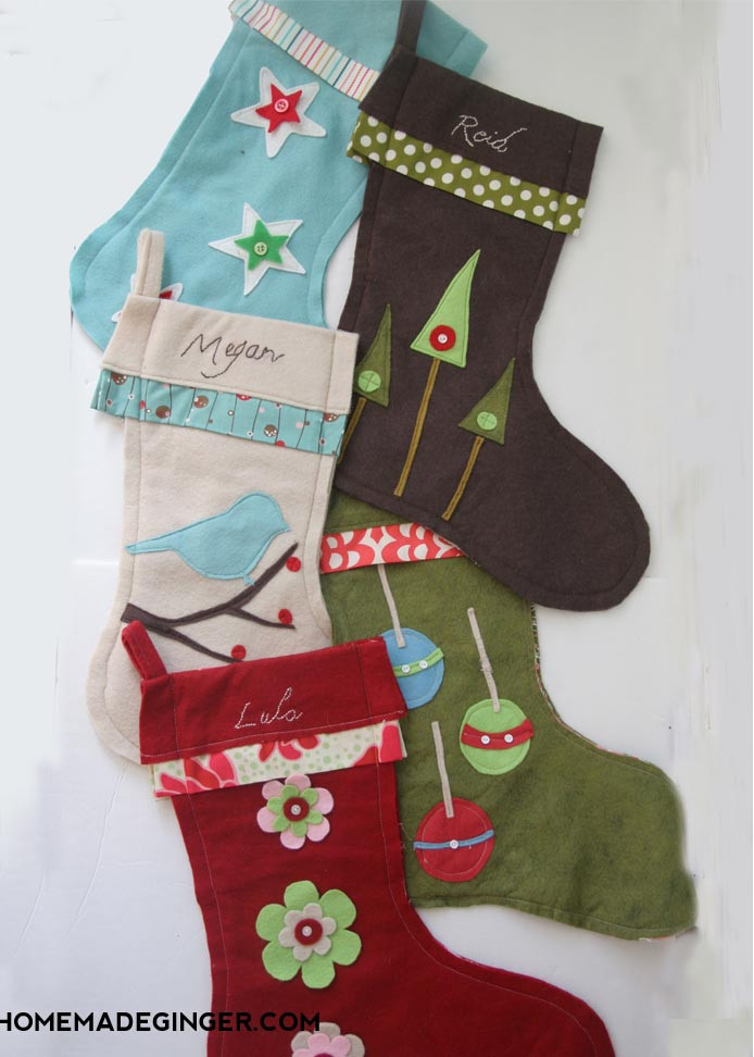 Best ideas about Christmas Stocking DIY
. Save or Pin DIY Stockings Homemade Ginger Now.