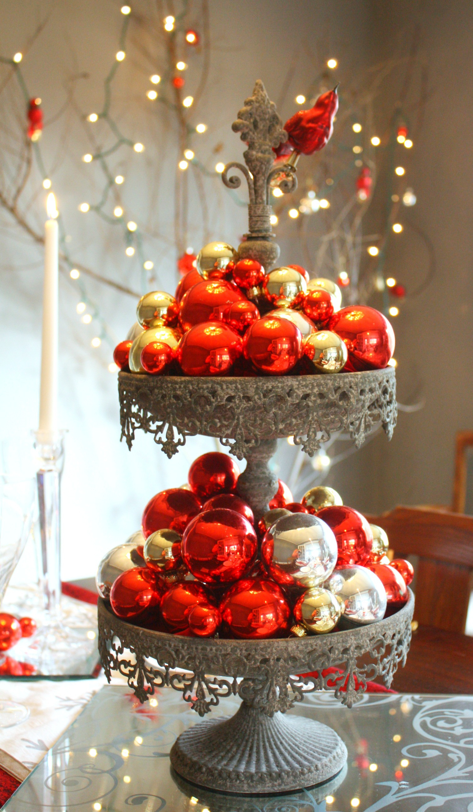 Best ideas about Christmas Table Ideas
. Save or Pin Red & Silver Christmas Table Setting • Craft Thyme Now.