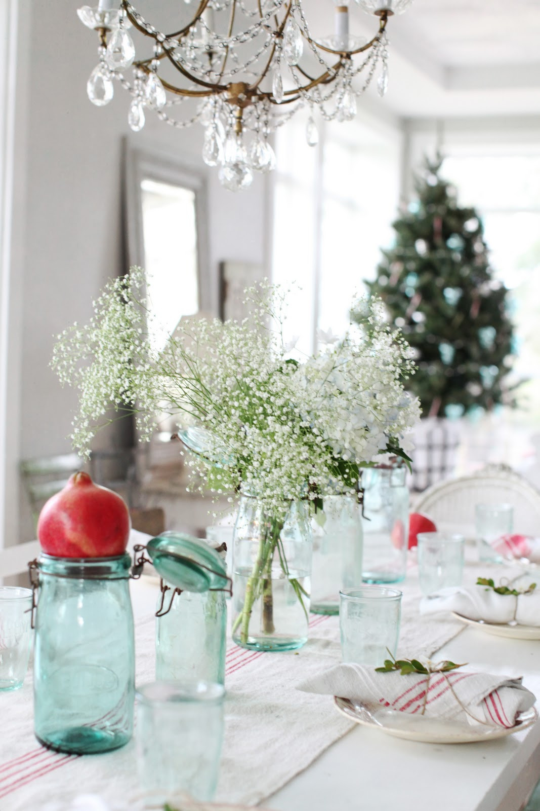 Best ideas about Christmas Table Ideas
. Save or Pin Dreamy Whites A Simple Christmas Table Setting Now.