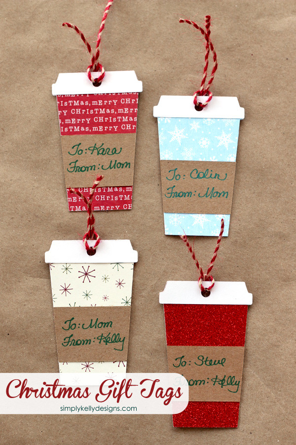 Best ideas about Christmas Tags DIY
. Save or Pin Coffee or Latte Container Christmas Gift Tags With Free Now.