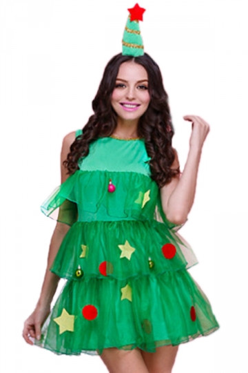 Best ideas about Christmas Tree Costume DIY
. Save or Pin Green Cute Womens Christmas Tree Pleated Elf Santa Helper Now.