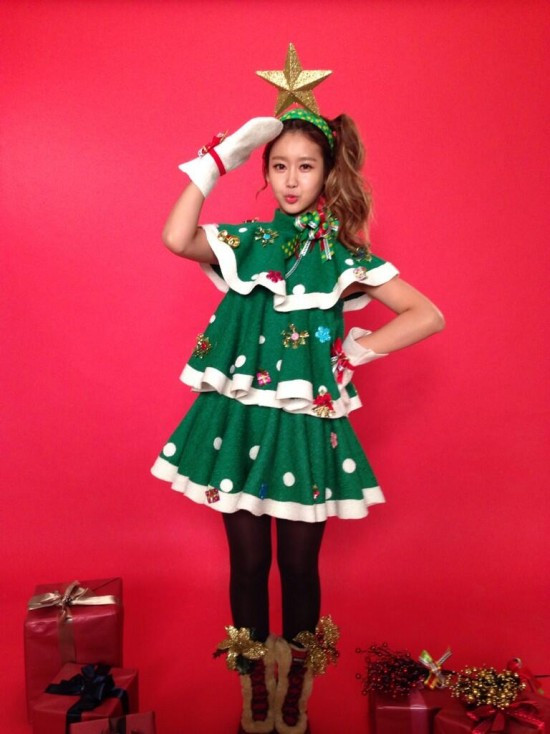 Best ideas about Christmas Tree Costume DIY
. Save or Pin Crayon Pop dress up as Christmas trees for their up ing Now.