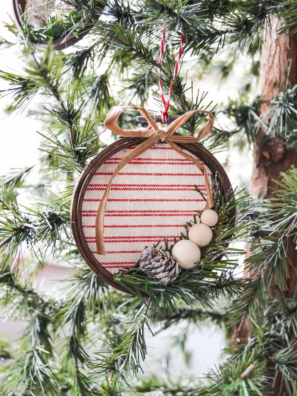 Best ideas about Christmas Tree Ornament DIY
. Save or Pin DIY Embroidery Hoop Christmas Ornament My Creative Days Now.