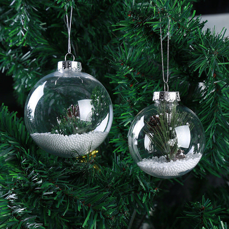 Best ideas about Christmas Tree Ornament DIY
. Save or Pin Super Clear Plastic Balls DIY Christmas Tree Hanging Now.