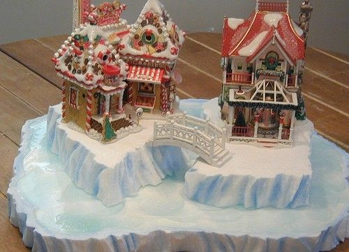 Best ideas about Christmas Village Display Platforms DIY
. Save or Pin Custom miniature Christmas village display platform by Now.