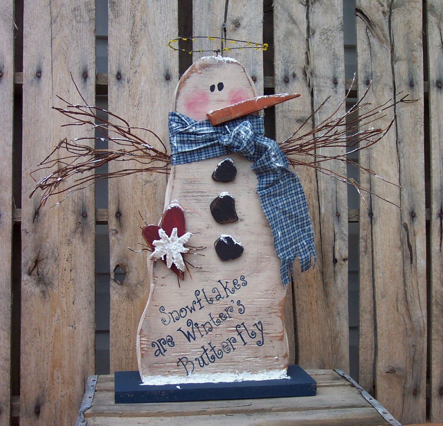 Best ideas about Christmas Wood Craft Patterns
. Save or Pin Snowman Angel Wood Craft Pattern for Winter by Now.