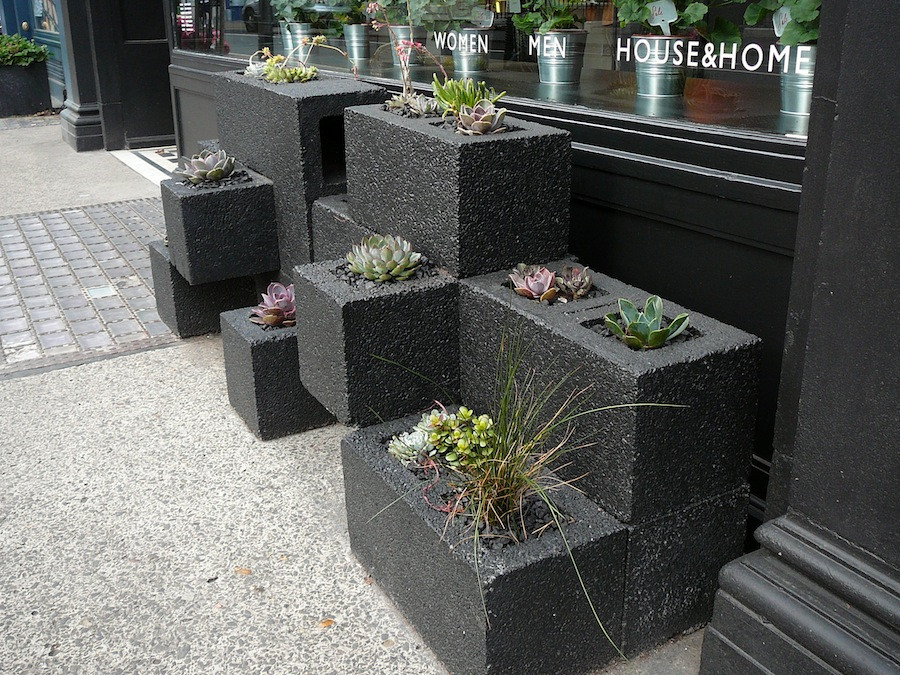 Best ideas about Cinder Block Planter Wall
. Save or Pin urban cinder block planter Now.