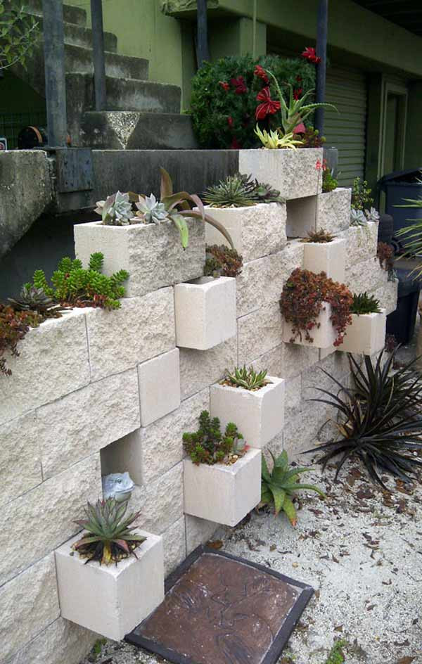 Best ideas about Cinder Block Planter Wall
. Save or Pin Awesome Home Projects Created From Concrete Cinder Blocks Now.