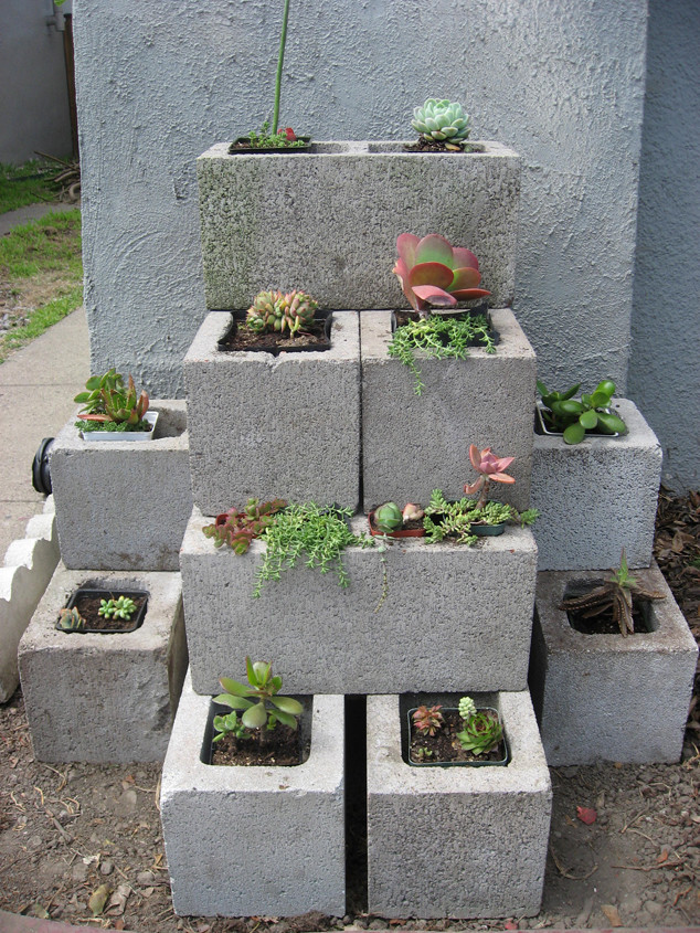 Best ideas about Cinder Block Planters
. Save or Pin Girl on Bike Todays Garden Project Cinder Block Now.