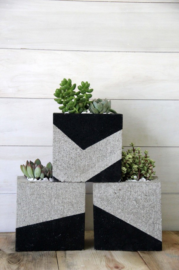 Best ideas about Cinder Block Planters
. Save or Pin DIY Painted Cinder Block Planters Now.
