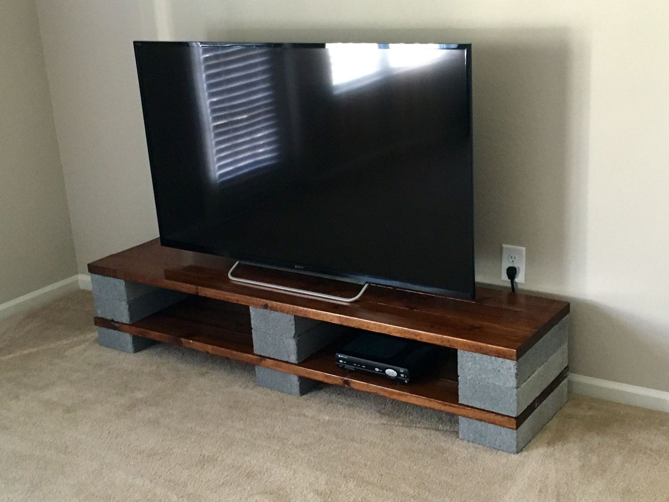 Best ideas about Cinder Block Tv Stand
. Save or Pin DIY Entertainment Center Ideas and Designs For Your New Now.