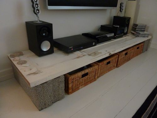 Best ideas about Cinder Block Tv Stand
. Save or Pin Turning an old door into a television stand Vanhasta Now.