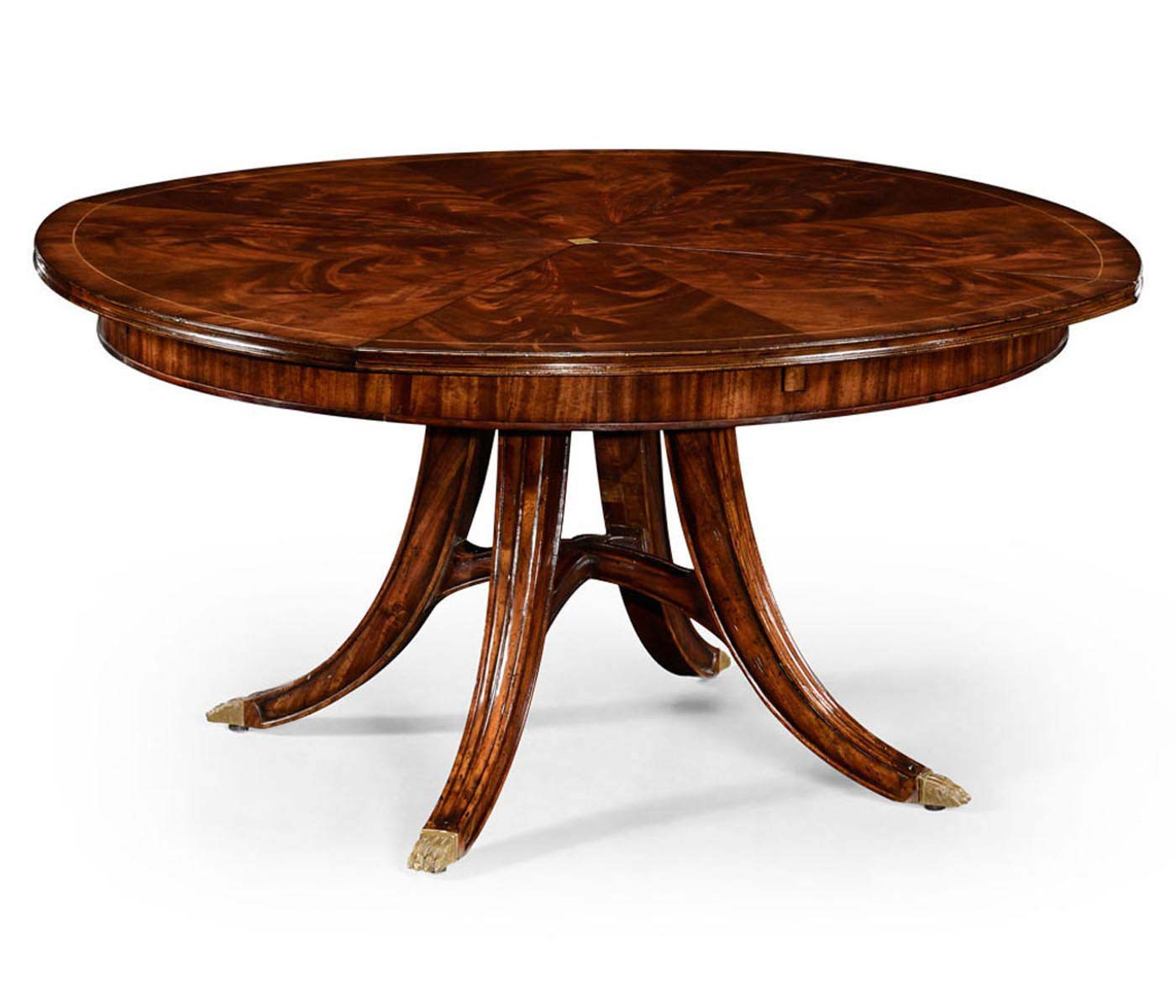 Best ideas about Circular Dining Table
. Save or Pin 59" Mahogany Circular Dining Table with Self Storing Leaves Now.