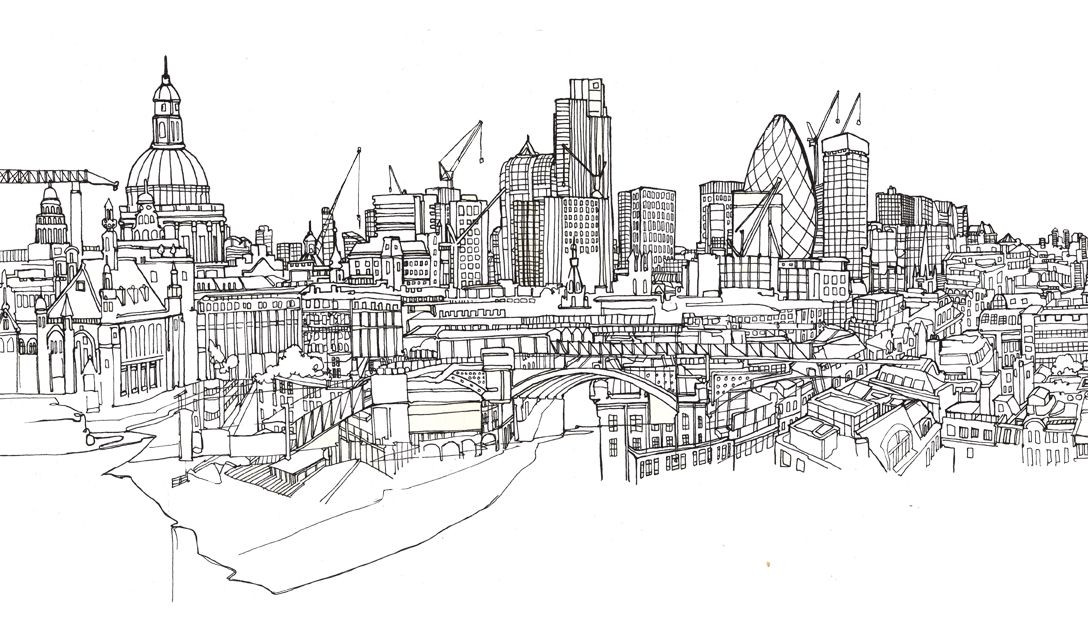 Best ideas about City Landscape Drawing
. Save or Pin Pen and Ink Drawings of London on the Pantone Canvas Now.
