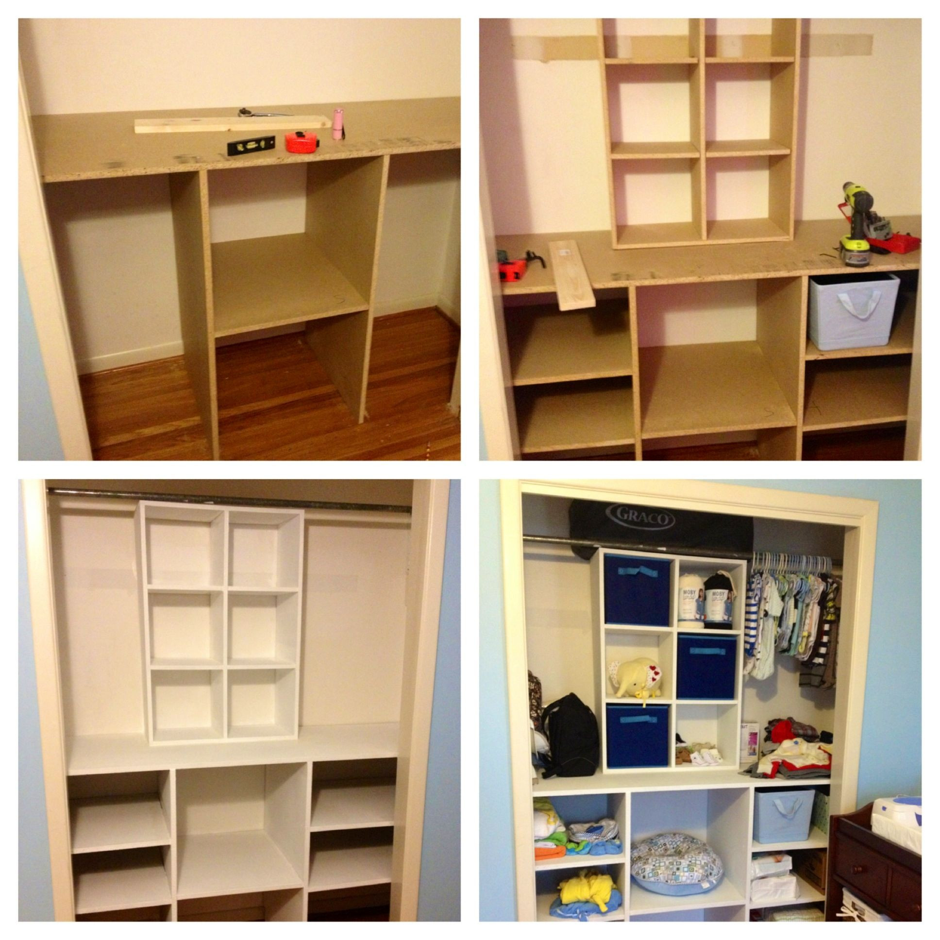 Best ideas about Closet Organizer DIY
. Save or Pin DIY Baby Closet Organizer DIY closetorganizer Now.