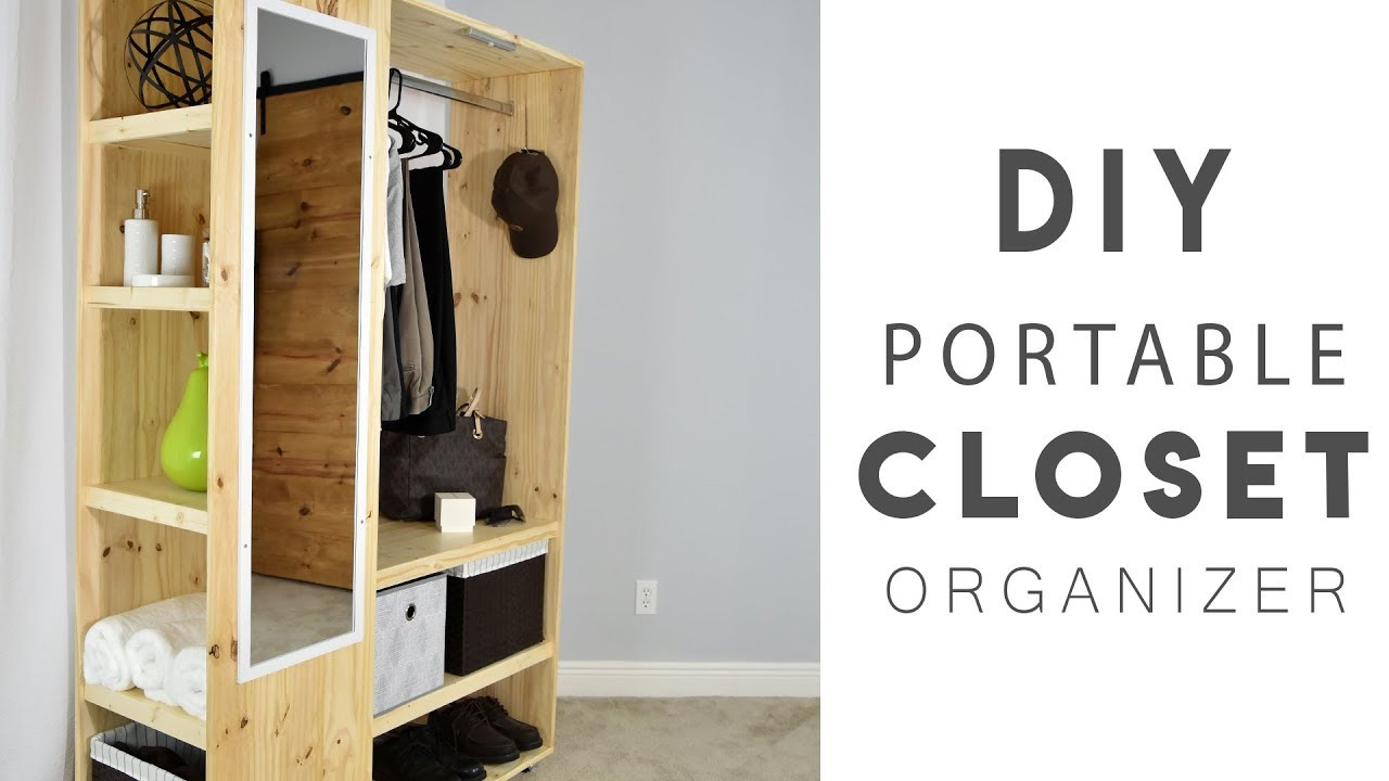 Best ideas about Closet Organizer DIY
. Save or Pin DIY PORTABLE CLOSET Organizer Now.