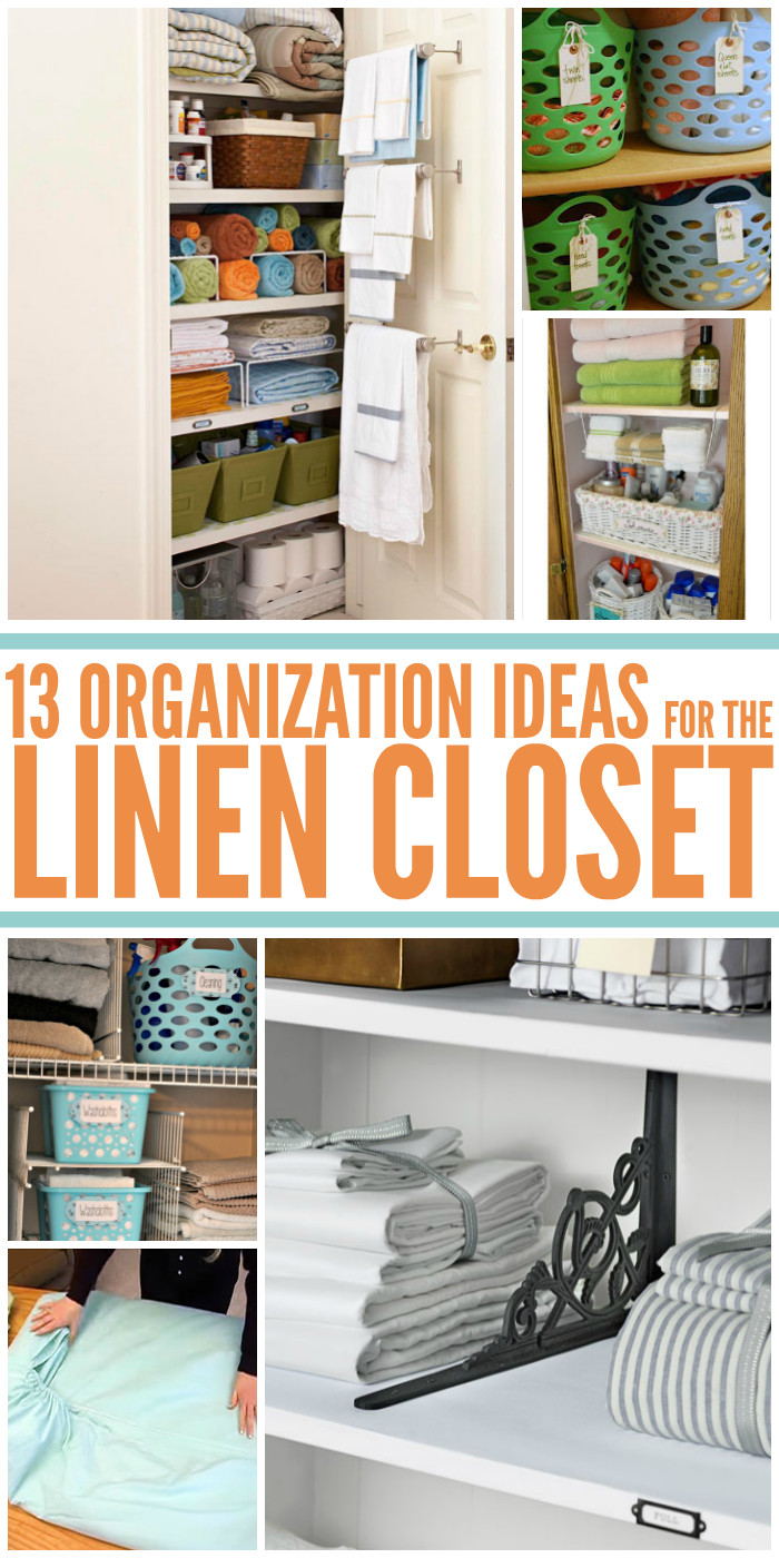 Best ideas about Closet Organizing Ideas
. Save or Pin 13 Brilliant Linen Closet Organization Ideas Now.