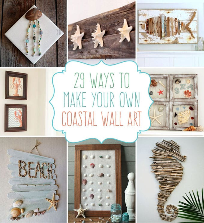 Best ideas about Coastal Wall Art
. Save or Pin 29 Beach Crafts Coastal DIY Wall Art Now.