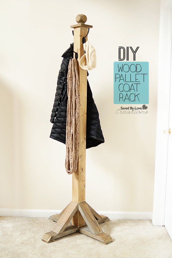 Best ideas about Coat Rack DIY
. Save or Pin DIY Wood Pallet Coat Rack — Saved By Love Creations Now.
