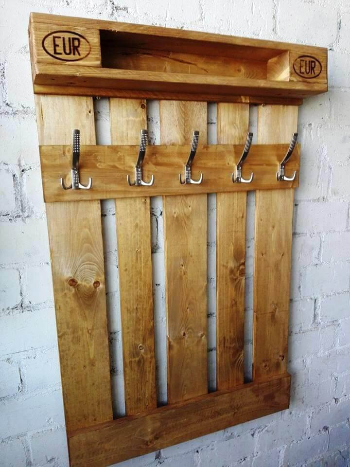 Best ideas about Coat Rack DIY
. Save or Pin DIY Wood Pallet Coat Rack with Shelf Now.