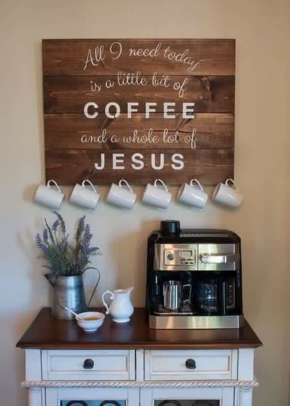 Best ideas about Coffee Kitchen Decor
. Save or Pin Such a cute coffee station Love it ann Now.