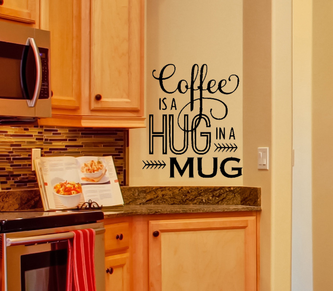 Best ideas about Coffee Kitchen Decor
. Save or Pin Kitchen Decor Coffee Wall Decal Kitchen by AmandasDesignDecals Now.