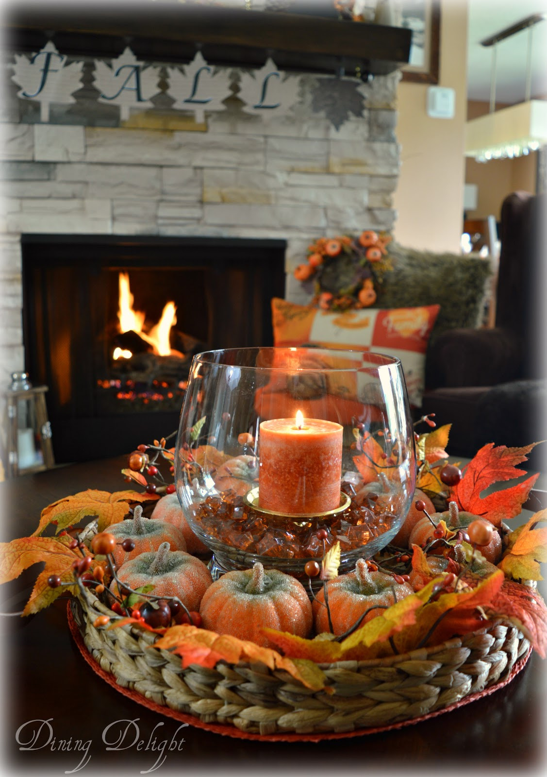 Best ideas about Coffee Table Centerpiece
. Save or Pin Dining Delight Fall Coffee Table Centerpiece Now.