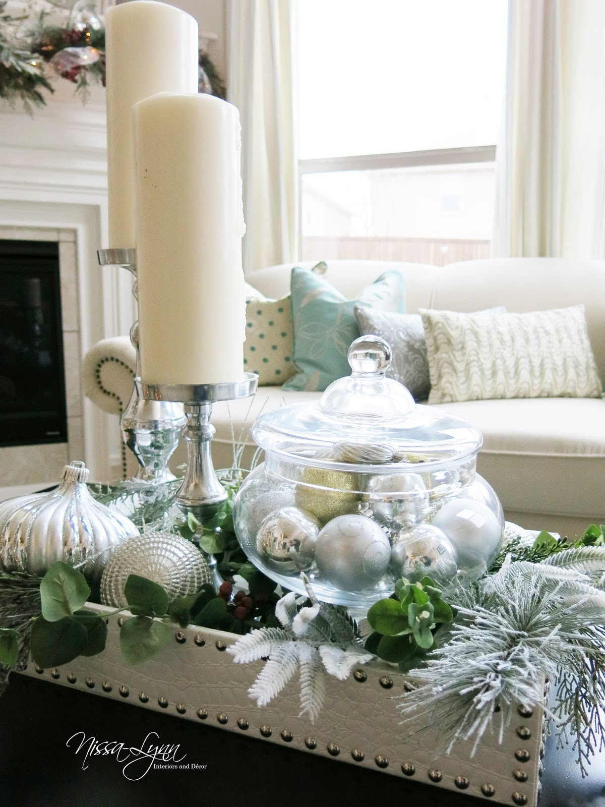 Best ideas about Coffee Table Centerpiece
. Save or Pin Nissa Lynn Interiors Holiday Coffee Table Decor Now.