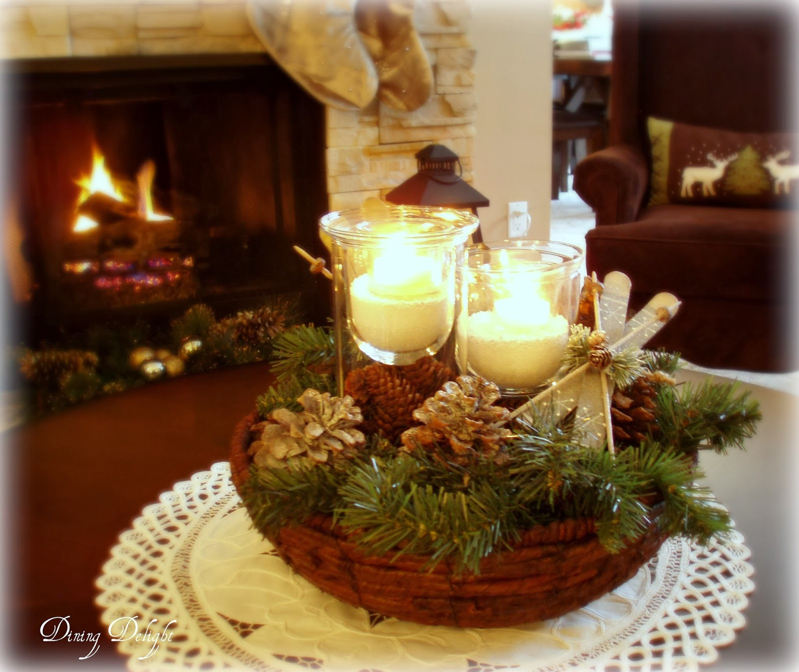 Best ideas about Coffee Table Centerpiece
. Save or Pin Dining Delight Christmas Home Tour 2013 Now.
