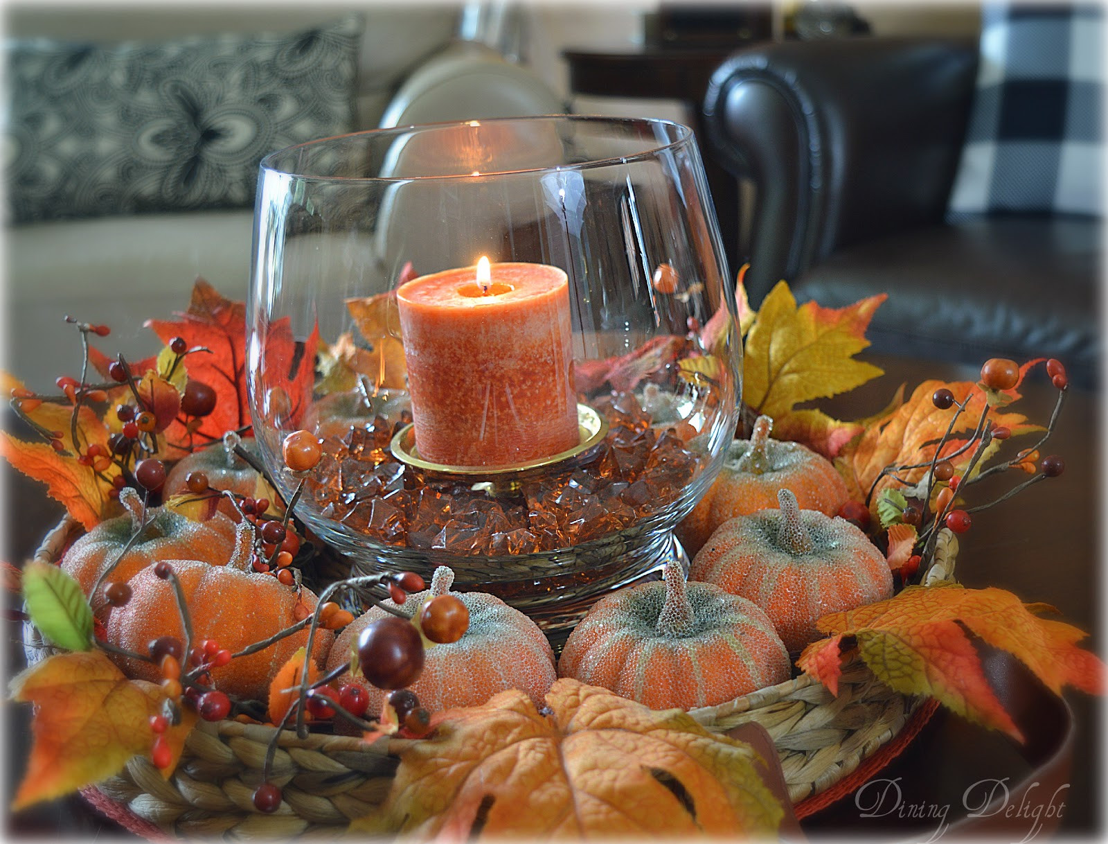 Best ideas about Coffee Table Centerpiece
. Save or Pin Dining Delight Fall Coffee Table Centerpiece Now.