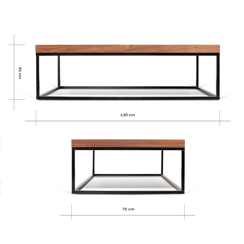 Best ideas about Coffee Table Dimensions
. Save or Pin Prairie Rectangular Coffee Table by TemaHome Now.