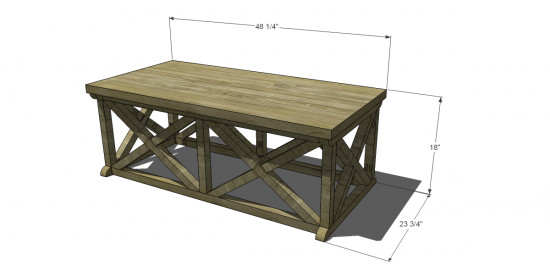 Best ideas about Coffee Table Dimensions
. Save or Pin Free DIY Furniture Plans to Build a Pottery Barn Inspired Now.