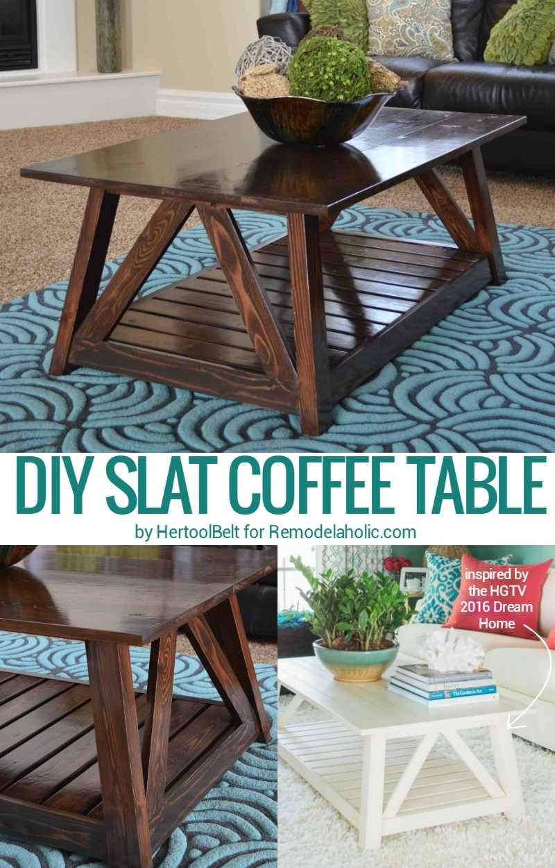 Best ideas about Coffee Table Diy
. Save or Pin Remodelaholic Now.