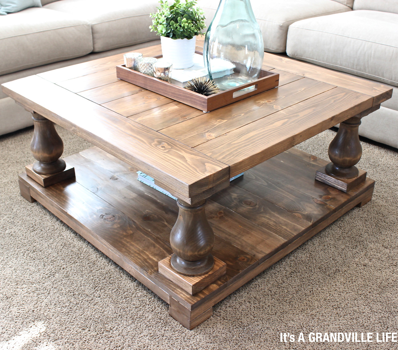 Best ideas about Coffee Table Diy
. Save or Pin It s A Grandville Life DIY Balustrade Coffee Table Now.