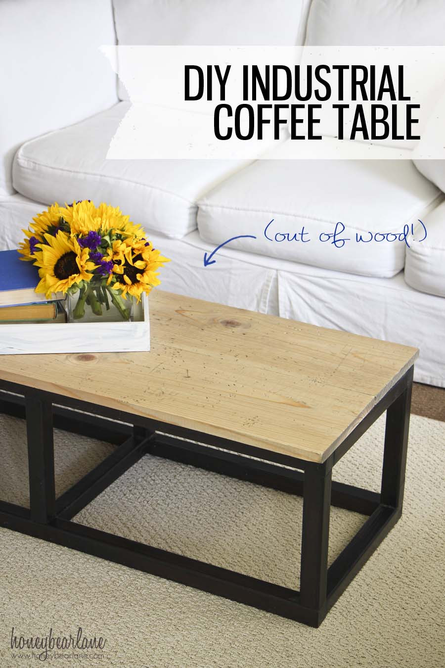 Best ideas about Coffee Table Diy
. Save or Pin DIY Industrial Coffee Table HoneyBear Lane Now.