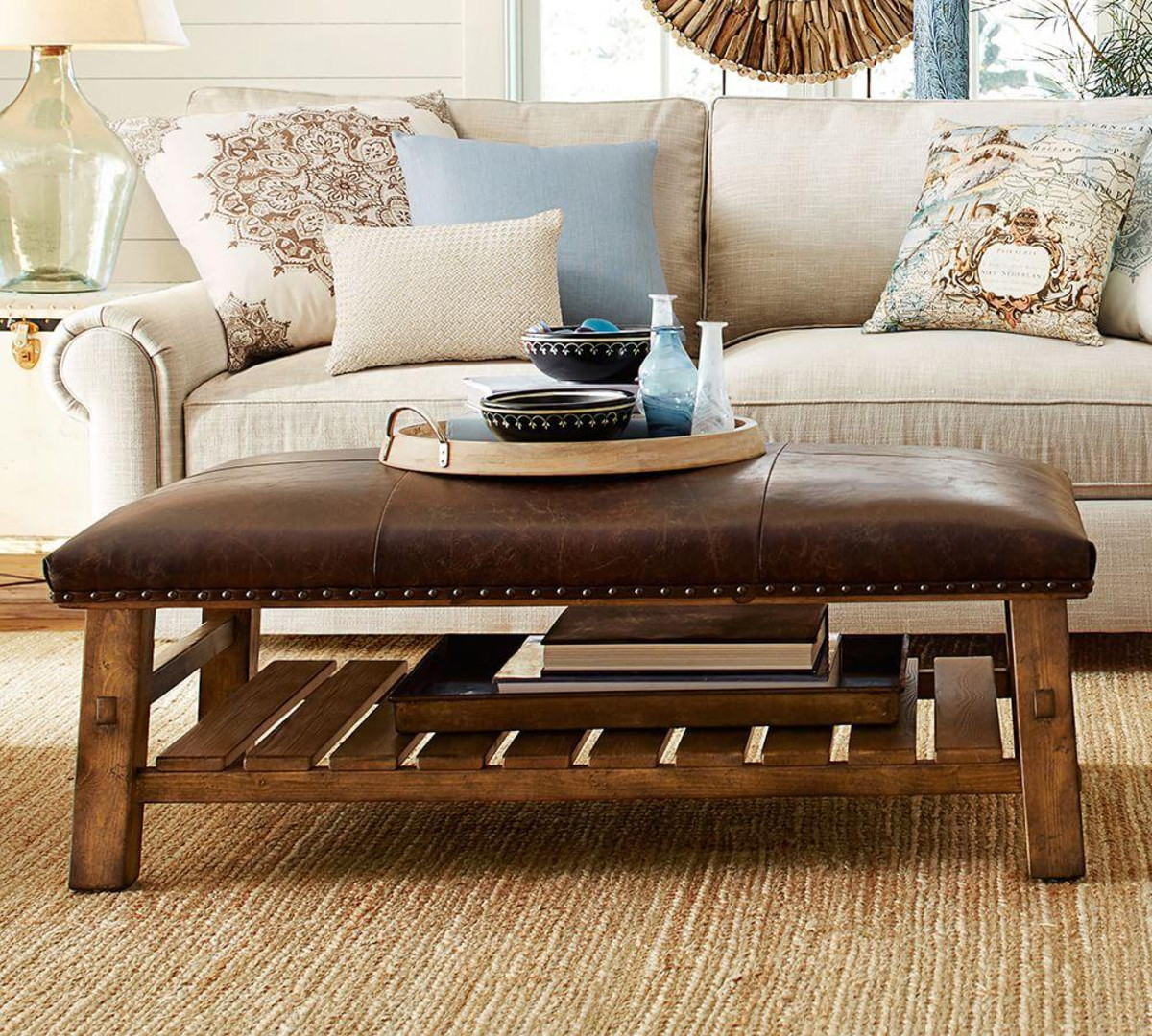 Best ideas about Coffee Table Ottoman
. Save or Pin Caden Leather Rectangular Ottoman Now.
