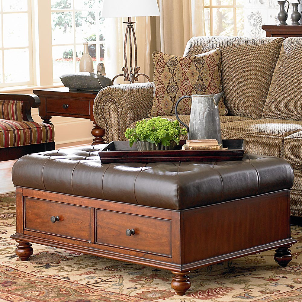 Best ideas about Coffee Table Ottoman
. Save or Pin Ottoman Style Cocktail Table Two Drawers Now.