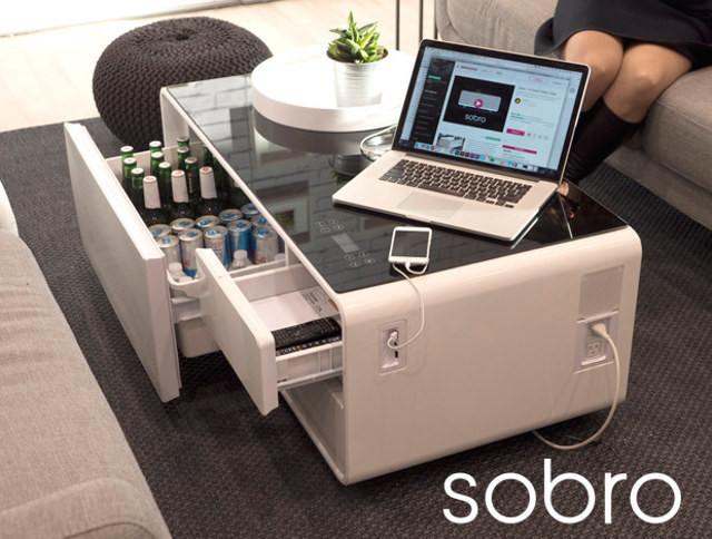 Best ideas about Coffee Table Refrigerator
. Save or Pin Sobro A Coffee Table With Fridge BlueTooth Speakers LED Now.